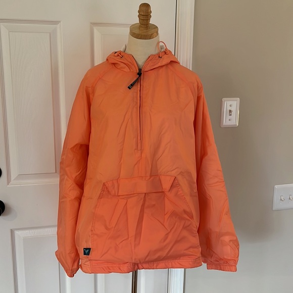 Charles River Apparel Jackets & Blazers - Charles River peach raincoat